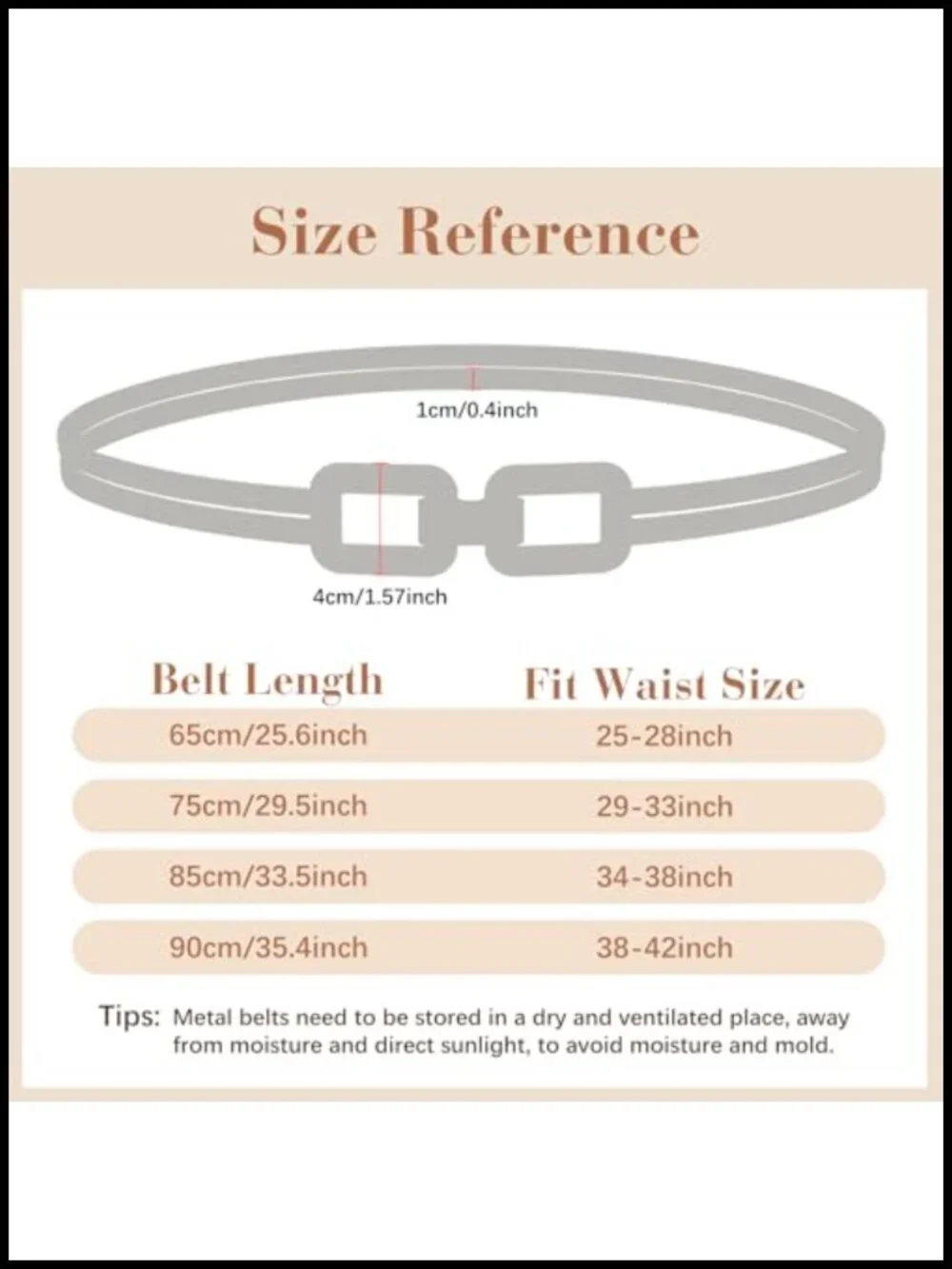 Skinny Metal Elastic Waist Belt for Women Stretch Thin Belt for Dresses